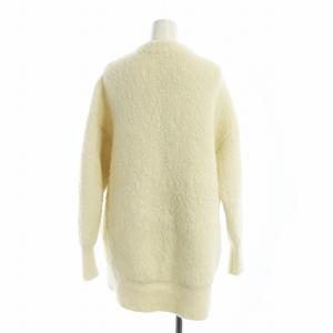 ROPE 21AW カーディガン ニット 長袖 シングル アルパカ混 38 M 白 ホワイト GY04 /MQ