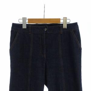 ESCADA デニムパンツ ジーンズ ジップフライ スリット 36 S 紺 ネイビー GY04 /MQ