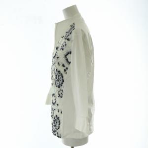 NARA CAMICIE シャツ ブラウス 七分袖 レース 花柄 タグ付き 3 白 ホワイト /MW GY18