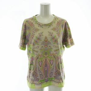 Tシャツ カットソー 半袖 ペイズリー 総柄 46 マルチカラー /MW GY18