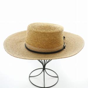 タグ付き Willa ラフィア ハット 麦わら帽子 OS F ベージュ /MW GY18