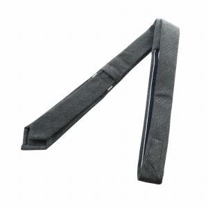 THOM BROWNE ネクタイ ナロータイ トリコロールストライプ イタリア製 グレー GY99 /MQ