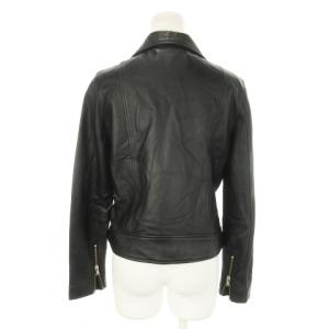 green label relaxing KC SHEEPレザー ライダースジャケット 革ジャン レザージャケット 羊革 本革 38 M 黒 ブラック