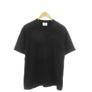 ヨウジヤマモト YOHJI YAMAMOTO Tシャツ カットソー ラウンドネック 半袖 ロゴ プリント