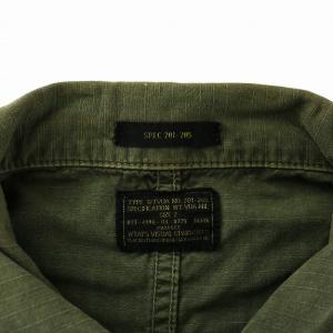 WTAPS 14SS JUNGLE L/S ミリタリーシャツ ジャケット 長袖 ロゴ 2 M カーキ 141GWDT-SHM01