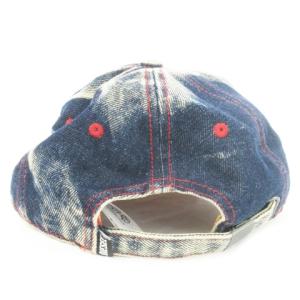 DIESEL 帽子 キャップ 野球帽 BBキャップ デニム ダメージ加工 ロゴ 2 M 紺 ネイビー /AO7 GY12