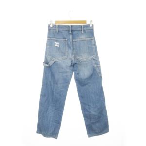 LEE LL4288 デニム ペインター パンツ ジーンズ ストレート ウォッシュ加工 小さいサイズ XS 青