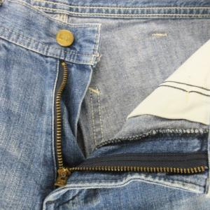 LEE LL4288 デニム ペインター パンツ ジーンズ ストレート ウォッシュ加工 小さいサイズ XS 青