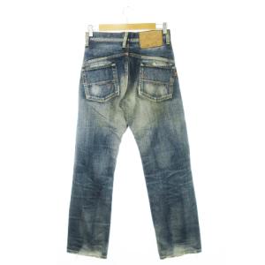 EDWIN 503 デニムパンツ ジーンズ レギュラー ストレート 赤耳 ウォッシュ加工 ダメージ加工 ヴィンテージ加工