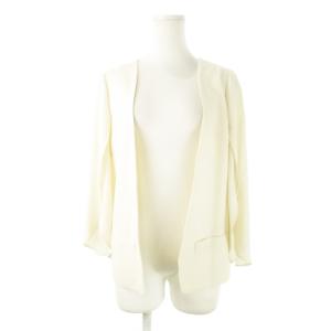 ジャケット トッパー 七分袖 薄手 フレアスリーブ 36 S クリーム /CK25