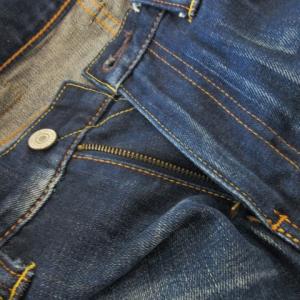 Levi's 504 デニムパンツ レギュラー ストレート ウォッシュ加工 32 ブルー