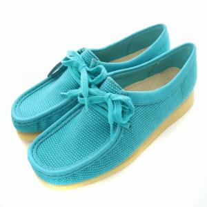 オリジナルズ Originals Wallabee Teal ワラビー テキスタイル モカシンシューズ