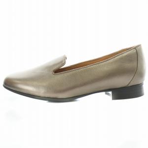 Clarks Un Blush Step アンブラッシュステップ オペラシューズ パンプス スリッポン レザー メタリック