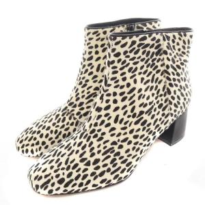 Sheer Flora 2 シアフローラ2 ショートブーツ ハラコレザー ダルメシアンアニマルプリント