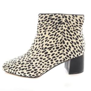 Clarks Sheer Flora 2 シアフローラ2 ショートブーツ ハラコレザー ダルメシアンアニマルプリント