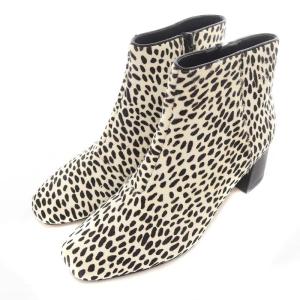 Sheer Flora 2 シアフローラ2 ショートブーツ ハラコレザー ダルメシアンアニマルプリント