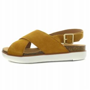 Clarks Elayne Cross エレインクロス サンダル ストラップ スエード レザー 箱付き UK6 D 24.5cm