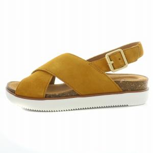 Clarks Elayne Cross エレインクロス サンダル ストラップ スエード レザー 箱付き UK4 D 23cm