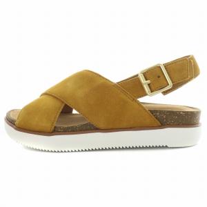 Clarks Elayne Cross エレインクロス サンダル ストラップ スエード レザー 箱付き UK3.5 D
