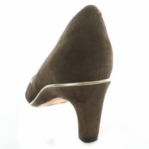 Clarks Ellis Rose エリスローズ コンフォートパンプス スエード ハラコ 切替 Cushion Plus