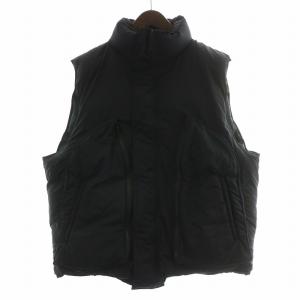 NOSLEEVE PUFFER JACKET ダウンベスト アウター ナイロン ハイネック ジップアップ