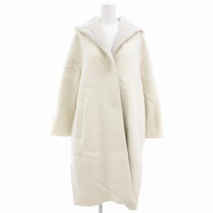 ガウンコート ジャケット フード ロング丈 XS アイボリー /AE