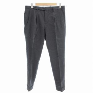 IL PANTALONE スラックス パンツ スリム ウール 46 ダークグレー /OU
