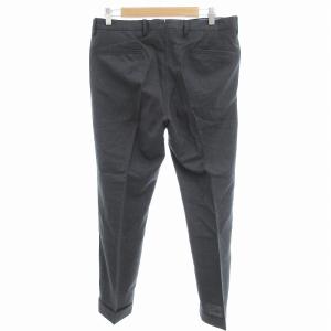 GTA IL PANTALONE スラックス パンツ スリム ウール 46 ダークグレー /OU