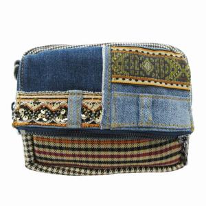 ショルダーバッグ パッチワーク 総柄 マルチカラー /HO