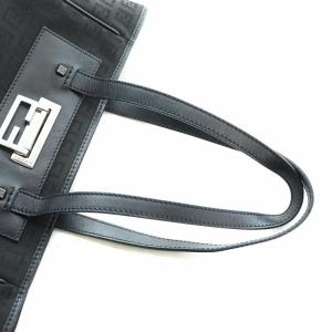 FENDI ズッキーノ トートバッグ FFロゴ ブラック