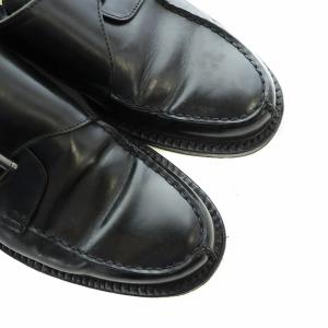 PRADA ビジネスシューズ モンクストラップ 8.5 ブラック