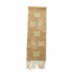 Max Mara 白タグ マフラー テディベア ベージュ