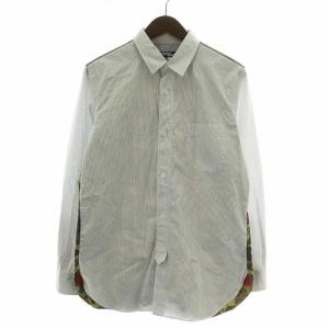 コムデギャルソン COMME des GARCONS シャツ 長袖 ストライプ 迷彩 カモフラ 切り替え