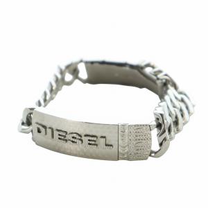 ブレスレット アクセサリー バングル ステンレススチール ロゴ シルバー色 DX0326040 GY04