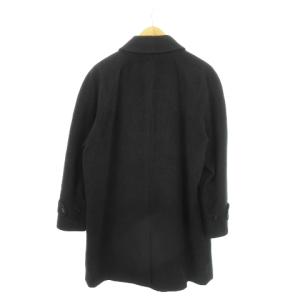 gotairiku ステンカラーコート 比翼 アンゴラ 5 S 黒 ブラック /MN7 GY22