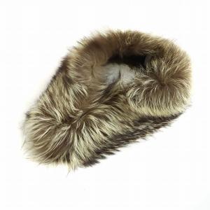 金サガ 毛皮ティペット マフラー フォックスファー 茶 ブラウン GY09 /MQ