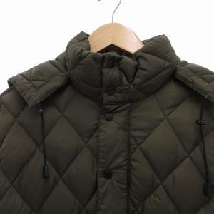ASPESI ダウンジャケット ボンバージャケット ブルゾン フード キルティング カーキ /FF  GY35