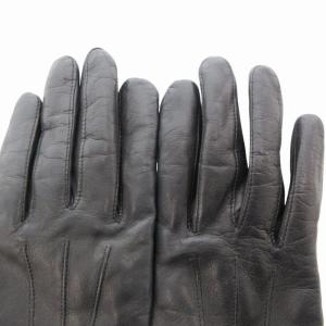 Chloe レザー手袋 グローブ ベルトデザイン 黒 ブラック /GV GY35