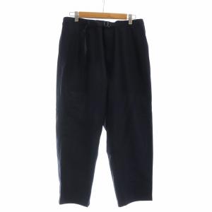 ソロテックス 23SS テーパードパンツ ジップフライ ロゴ M 紺 ネイビー GY35 /MQ