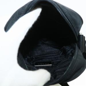 PRADA ショルダーバッグ 三角プレート ブラック