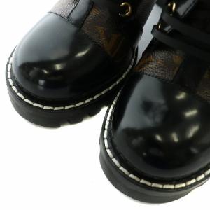 LOUIS VUITTON スタートレイル アンクルブーツ モノグラム レースアップ