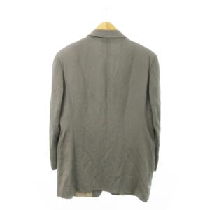 GIORGIO ARMANI シングルスーツ セットアップ 2点セット テーラードジャケット 総裏地 スラックス 地模様 畝 44 XS