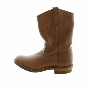 90s ヴィンテージ 刺繍 縦羽タグ 1155 ペコスブーツ 9 ブラウン