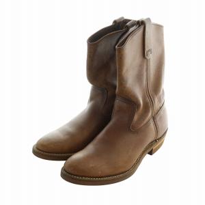 RED WING 90s ヴィンテージ 刺繍 縦羽タグ 1155 ペコスブーツ 9 ブラウン