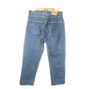 STUSSY BIG OL Jean デニムパンツ ジーンズ テーパード ボタンフライ カットオフ 36 青 ブルー
