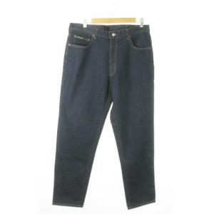 デニムパンツ ジーンズ テーパード コットン 36 紺 ネイビー /AO1 GY99