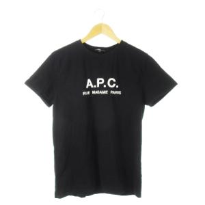 HOMME S/S TEE Tシャツ カットソー クルーネック 丸首 半袖 ロゴ刺繍 コットン L 黒