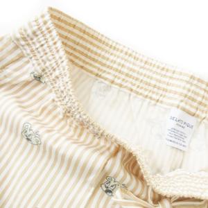 GELATO PIQUE HOMME × コウスケシミズ KOUSUKE SHIMIZU ストライプハーフパンツ ルームウェア ベア アニマル