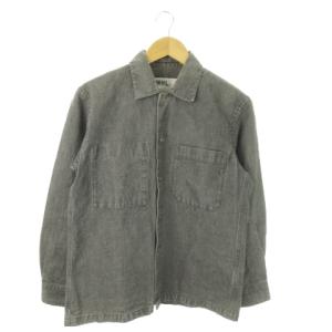 マーガレットハウエル 美品 リネンシャツ M オリーブ HIGH SUMMER 2024 | MARGARET HOWELL