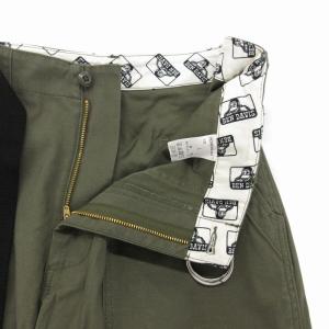 BEN DAVIS ワークパンツ リングベルト ワイド L カーキ /JS